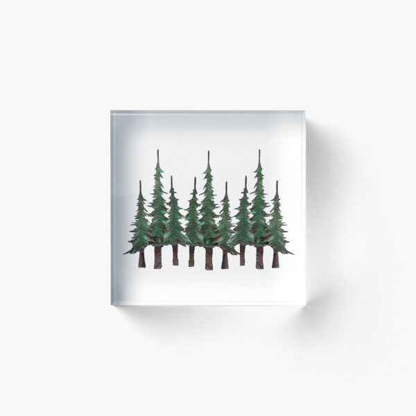 The Evergreens Acrylic Block