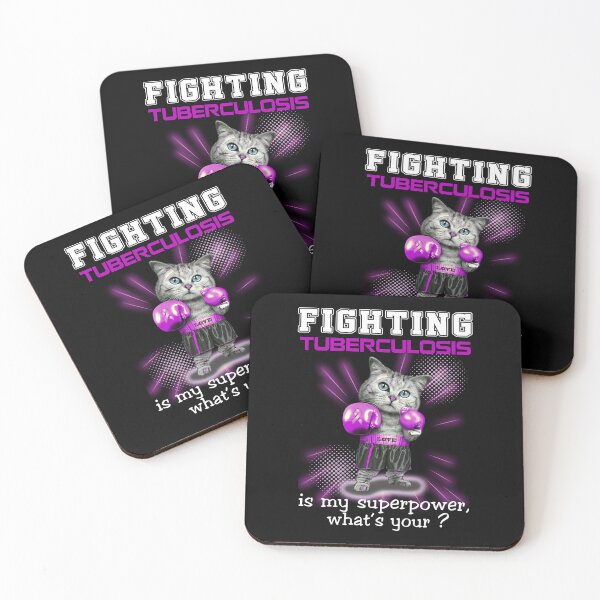 Item preview, Funny Cat Fighting Tuberculosis es mi superpoder ¿Cuál es tu designed and sold by Kohend.