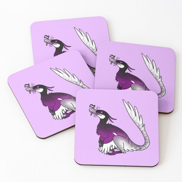 Item preview, VelACEraptor Prideosaur - Pride Month Asexual Flag Dinosaur designed and sold by saradrawspaleo.