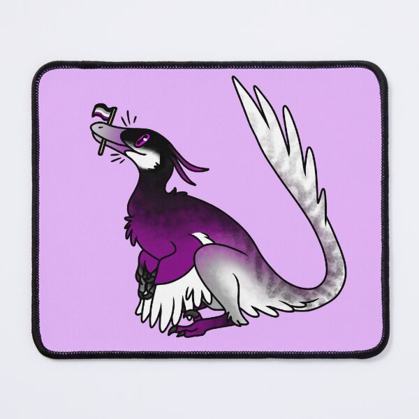 Item preview, VelACEraptor Prideosaur - Pride Month Asexual Flag Dinosaur designed and sold by saradrawspaleo.