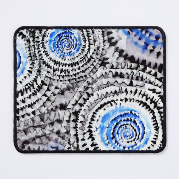 Item preview, Abstract Wheels in Blue, White and Black. designed and sold by FanitsaArt.