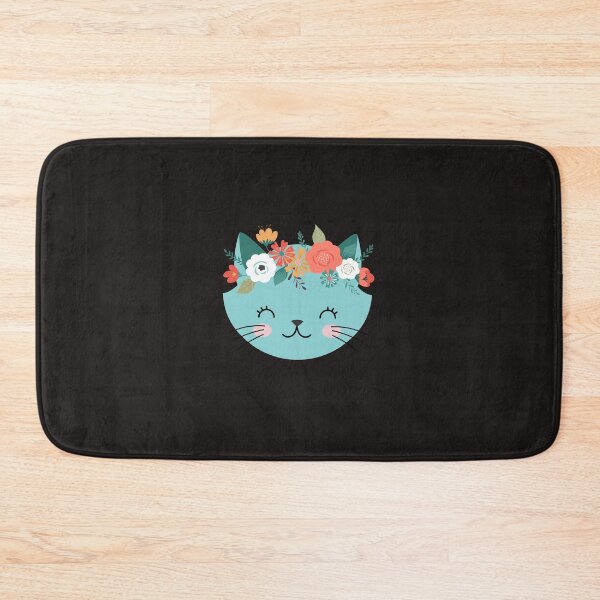 Item preview, Cute Cat Flower designed and sold by HelloLoriDesign.