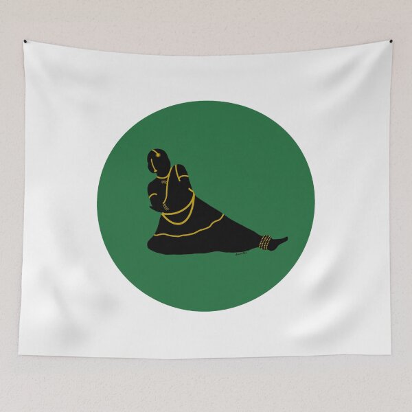 Item preview, Classical Indian Dance Portrait designed and sold by Saryu Art and Design.