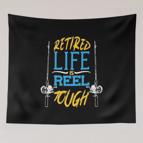 Item preview, Fun Retired Life Is Reel Tough Retirement Plan Fishing Bass designed and sold by MadrigueraSM-.