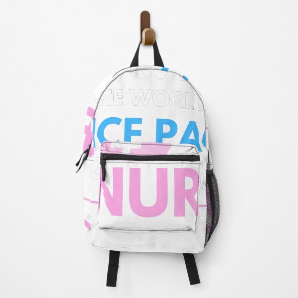 Item preview, school nurses saving the world one ice pack at a time, cool design for School Nurses designed and sold by Sun Rise.