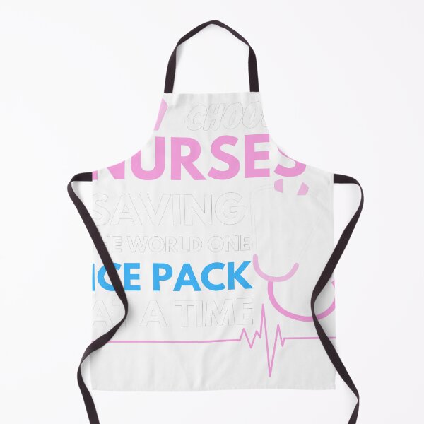 Item preview, school nurses saving the world one ice pack at a time, cool design for School Nurses designed and sold by Sun Rise.