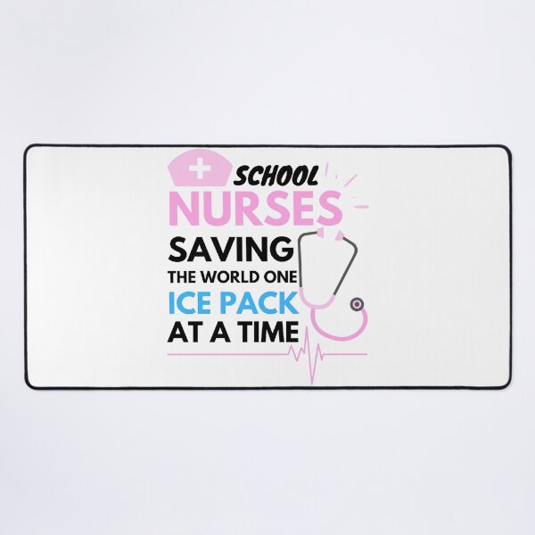 Item preview, School Nurses saving the world one ice pack at a time, cool design for School Nurses designed and sold by Sun Rise.
