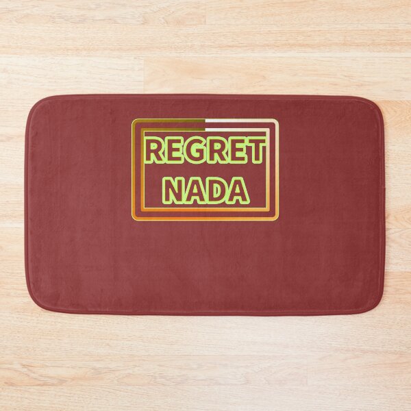 Item preview, "Regret Nada" third version aesthetic text beautifully designed by Code03.  designed and sold by Code03.