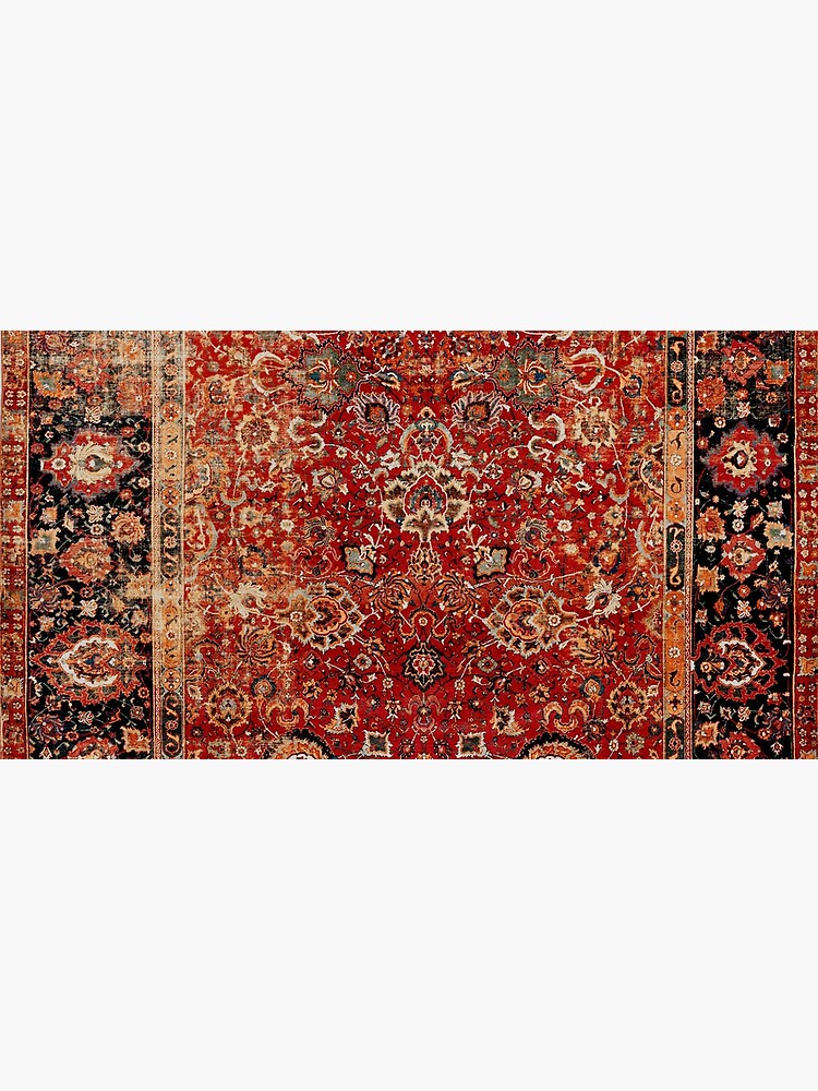 Thumbnail 5 of 5, Mouse Pad, 17th Century Afghanistan Rug Print designed and sold by Vicky Brago-Mitchell®.