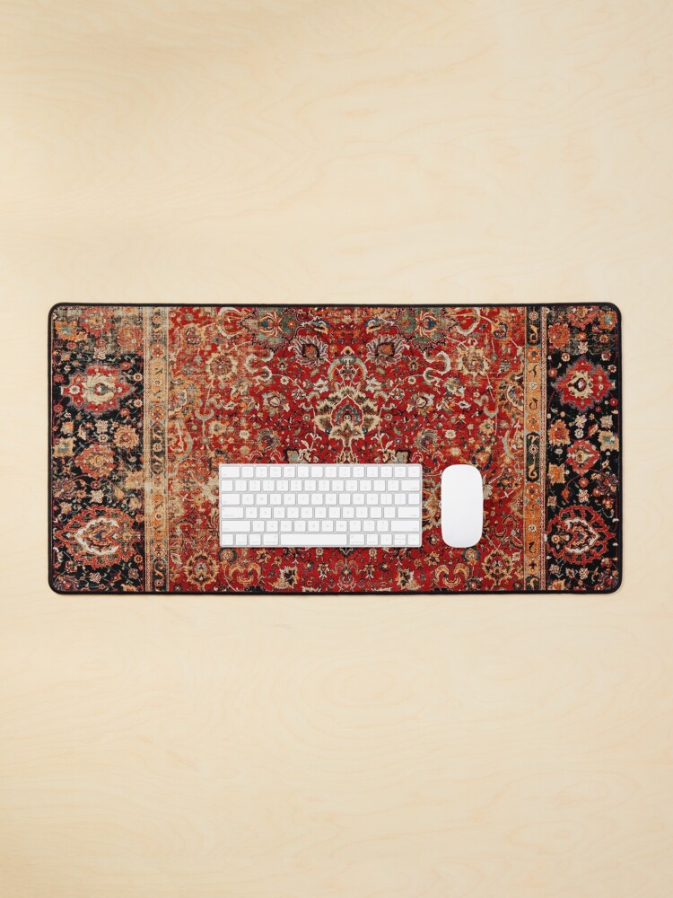 Thumbnail 1 of 5, Mouse Pad, 17th Century Afghanistan Rug Print designed and sold by Vicky Brago-Mitchell®.