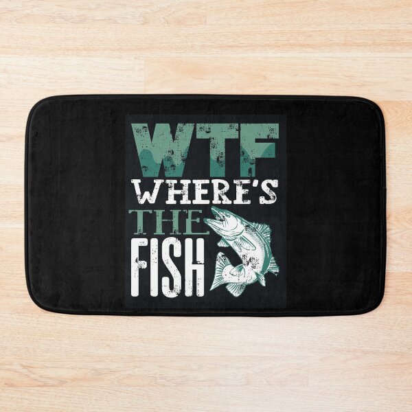 Item preview, Fun WTF Where's The Fish My Retirement Plan Is Fishing Bass designed and sold by MadrigueraSM-.