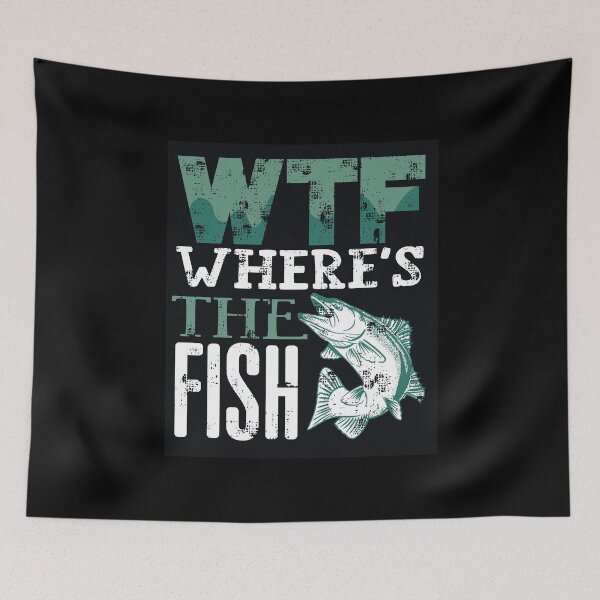 Item preview, Fun WTF Where's The Fish My Retirement Plan Is Fishing Bass designed and sold by MadrigueraSM-.