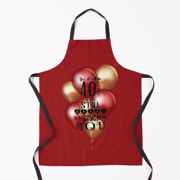 Item preview, 40th Anniversary “Still Happy to Be Stuck With YOU” designed and sold by PawsitiveMum.