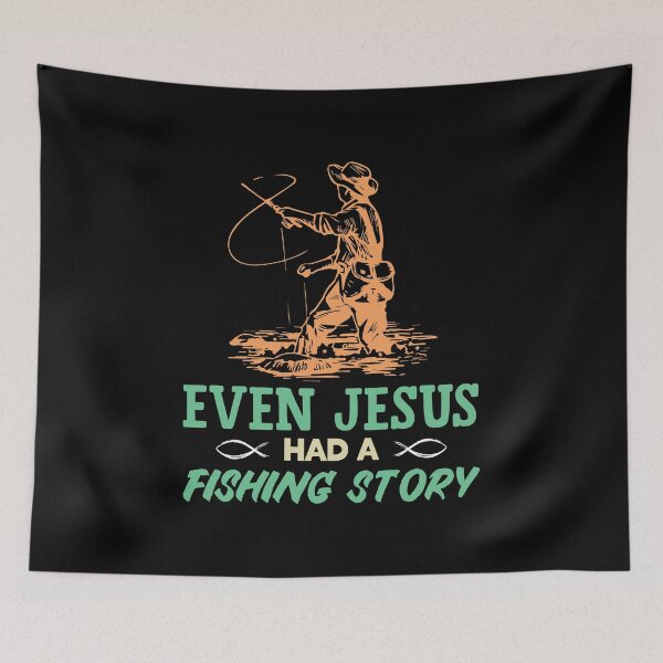 Item preview, Funny Even Jesus Had A Fishing Story Retirement Plan Retired designed and sold by MadrigueraSM-.