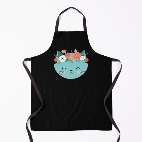 Item preview, Cute Cat Flower designed and sold by HelloLoriDesign.