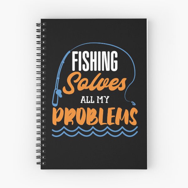 Item preview, Funny Fishing Solves All My Problelms Retirement Fish Lover designed and sold by MadrigueraSM-.