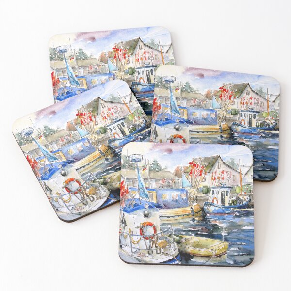 Item preview, Vitte fishing port, Hiddensee island - Germany designed and sold by Barbara Pommerenke.