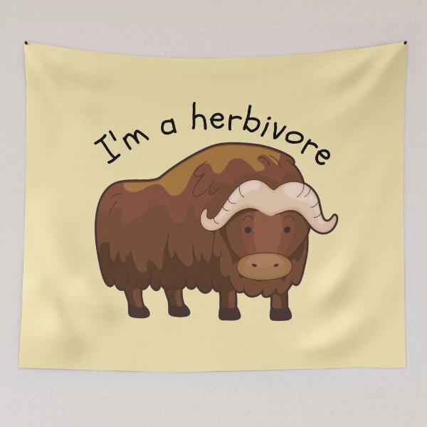 Item preview, I'm A Herbivore  designed and sold by BronikowskiART.