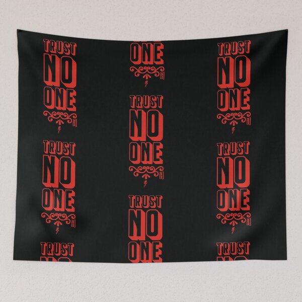 Item preview, Trust no one red designed and sold by zulu-nat.