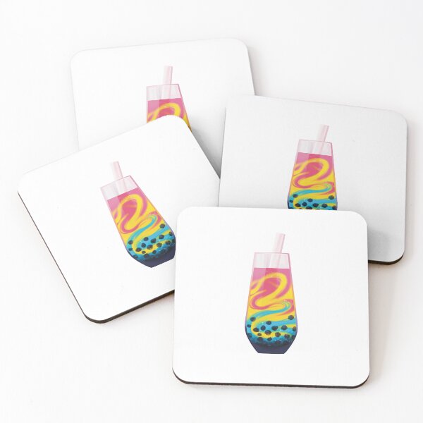 Item preview, subtle pan pride boba swirl designed and sold by sunfloras.