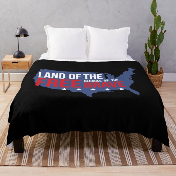 Item preview, Land of the Free Because of the Brave designed and sold by AwesomeProject.