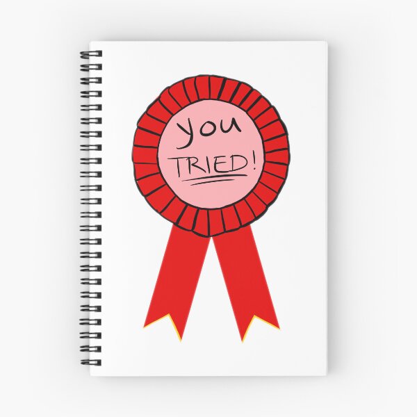Item preview, “you tried” ribbon designed and sold by eloquentcries.