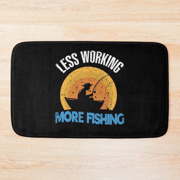 Item preview, Funny Less Working More Fishing Retirement Plan Bass Fish designed and sold by MadrigueraSM-.