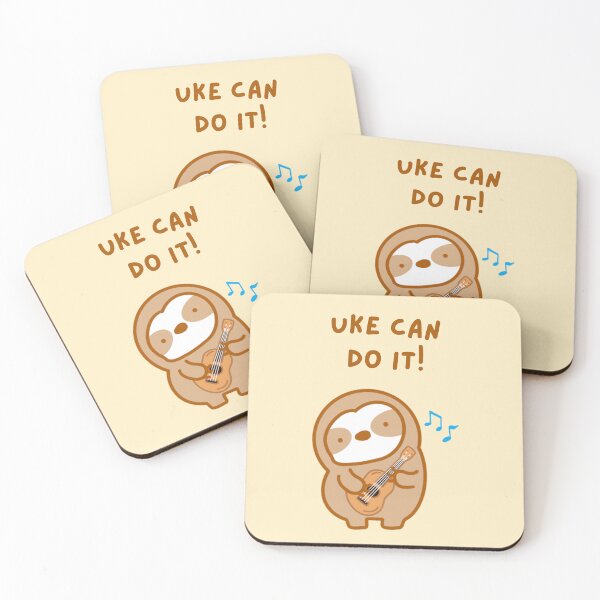 Item preview, Uke Can Do It Ukulele Music Sloth  designed and sold by theslothinme.