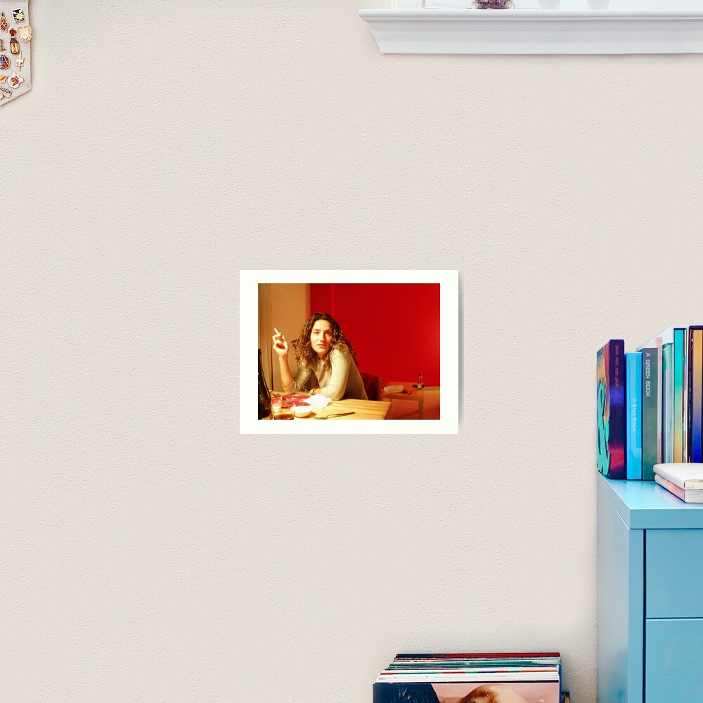 Red Flat Art Print