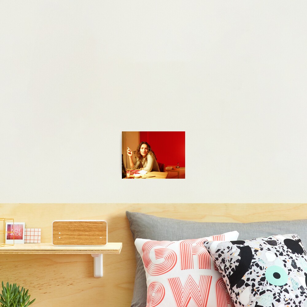 Red Flat Photographic Print
