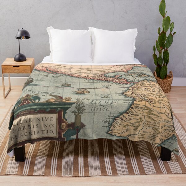 Item preview, Vintage Map of North America designed and sold by mwagie.