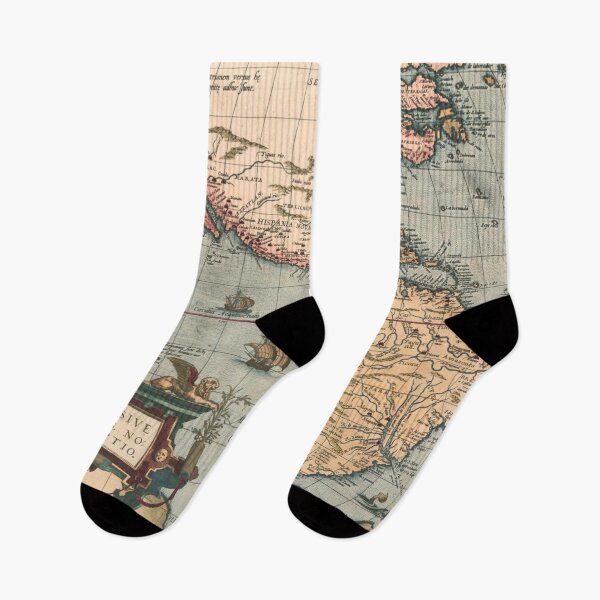 Item preview, Vintage Map of North America designed and sold by mwagie.