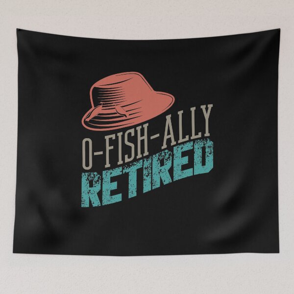 Item preview, Funny Ofishally Retired Retirement Plan Fishing Fish Lover designed and sold by MadrigueraSM-.