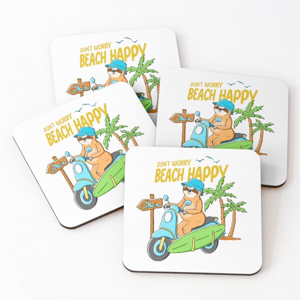 Item preview, Sloth Happy Beach designed and sold by Kimprut.