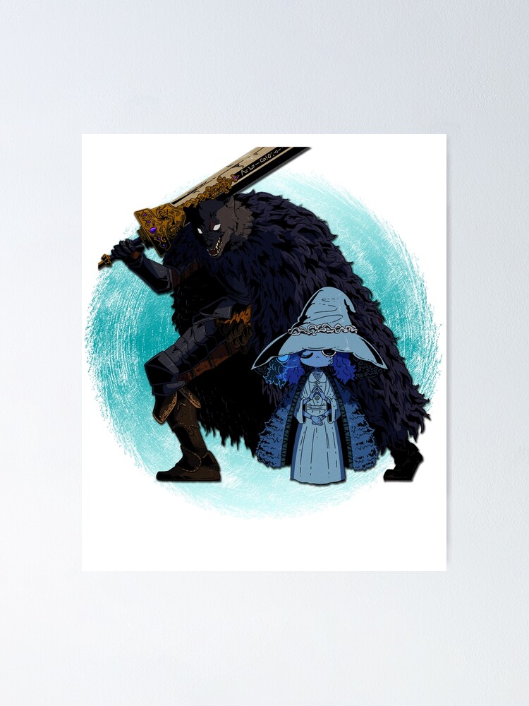"Elden Ring Blaidd The Half Wolf And Ranni The Witch Cute Version