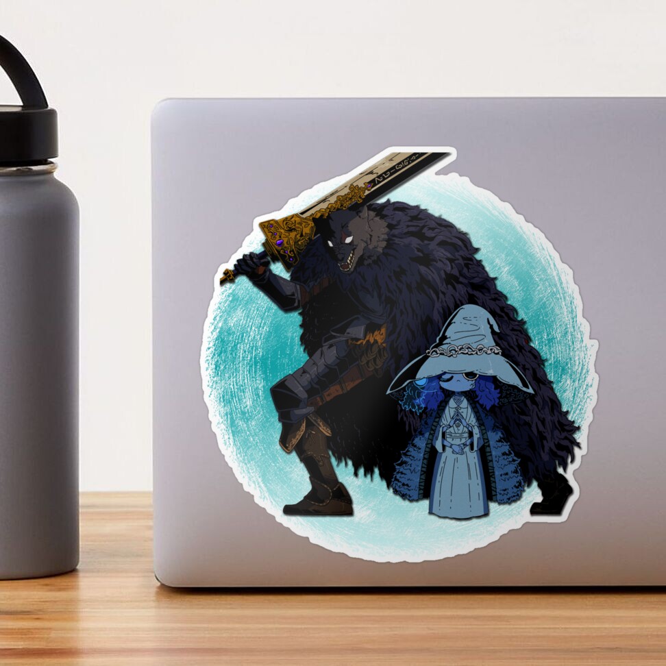 Elden Ring Blaidd The Half Wolf And Ranni The Witch Cute Version | iPad  Case & Skin