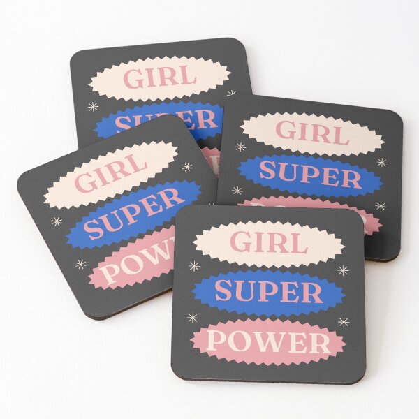 Item preview, Girl Super Power - Perfect Dorm Room Decoration - College Dorm Room Art - Wall Art for Dorm designed and sold by LilysDesignShop.