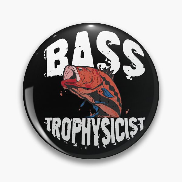 Item preview, Cool Bass-trophysicist My Retirement Plan Fishing Funny Fish designed and sold by MadrigueraSM-.