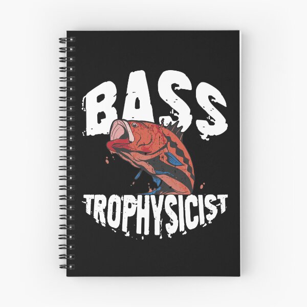 Item preview, Cool Bass-trophysicist My Retirement Plan Fishing Funny Fish designed and sold by MadrigueraSM-.
