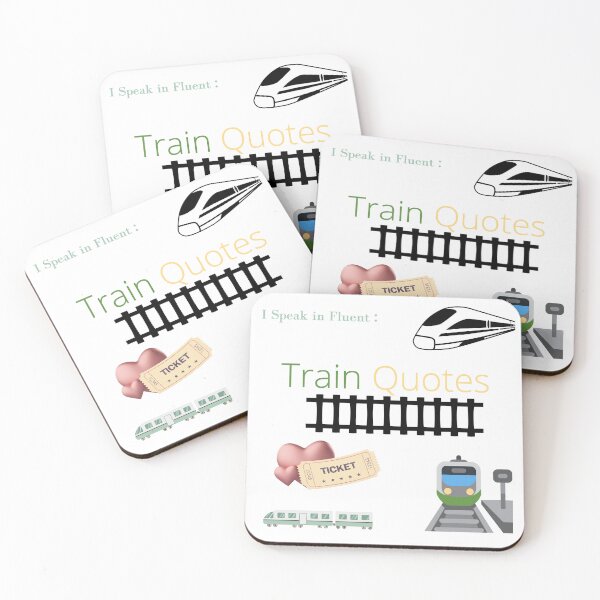 Item preview, I speak in fluent Train Quotes  designed and sold by Puns-N-Such.