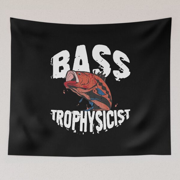 Item preview, Cool Bass-trophysicist My Retirement Plan Fishing Funny Fish designed and sold by MadrigueraSM-.