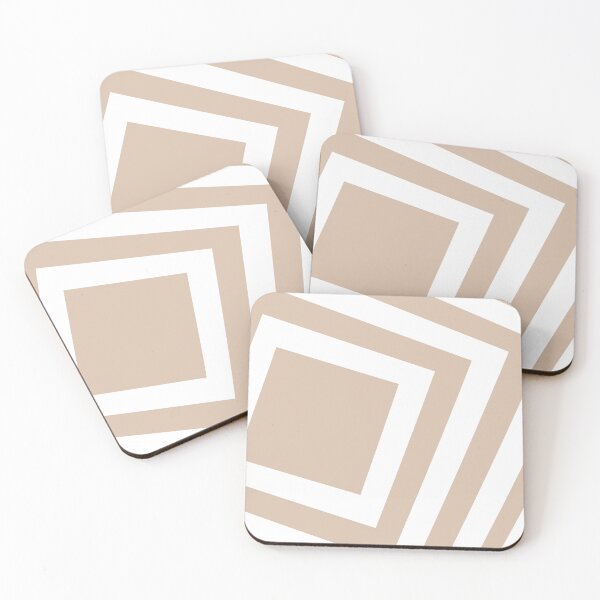 Item preview, Beige squares background designed and sold by flamendes.