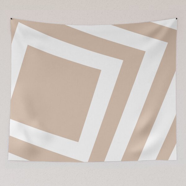 Item preview, Beige squares background designed and sold by flamendes.