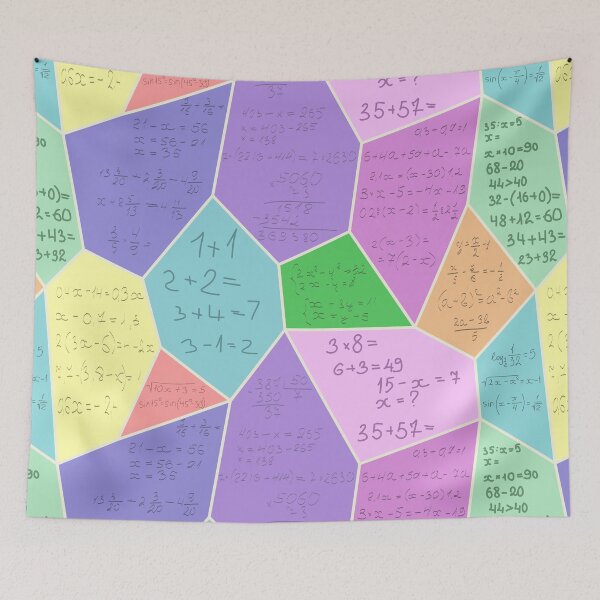 Item preview, Polygons and mathematical examples and formulas  designed and sold by ReflectedCrafts.