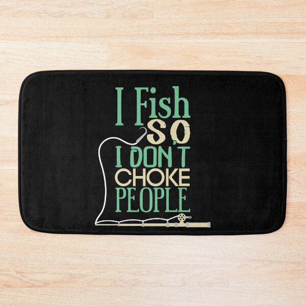 Item preview, Cool I Fish So I Don't Choke People Retirement Plan Fishing designed and sold by MadrigueraSM-.