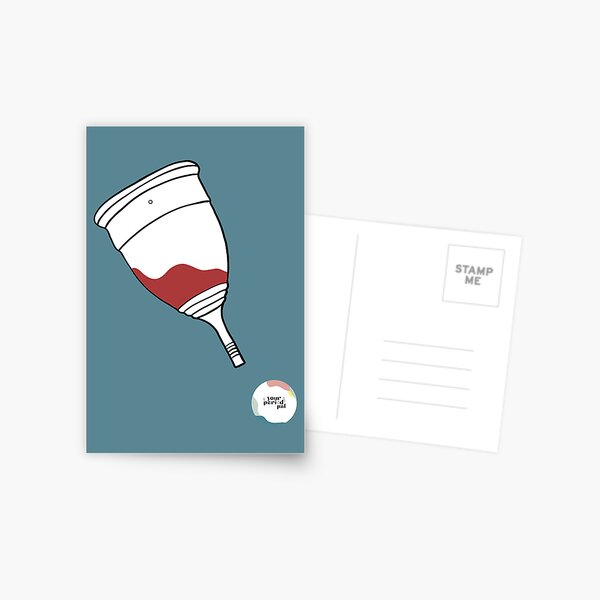 Item preview, Menstrual Cup Print designed and sold by yourperiodpal.
