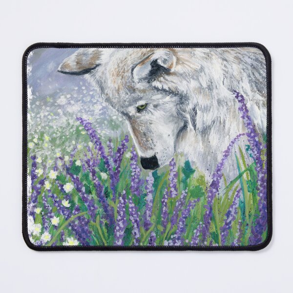 Item preview, Lavender Wolf designed and sold by tinaschofield.