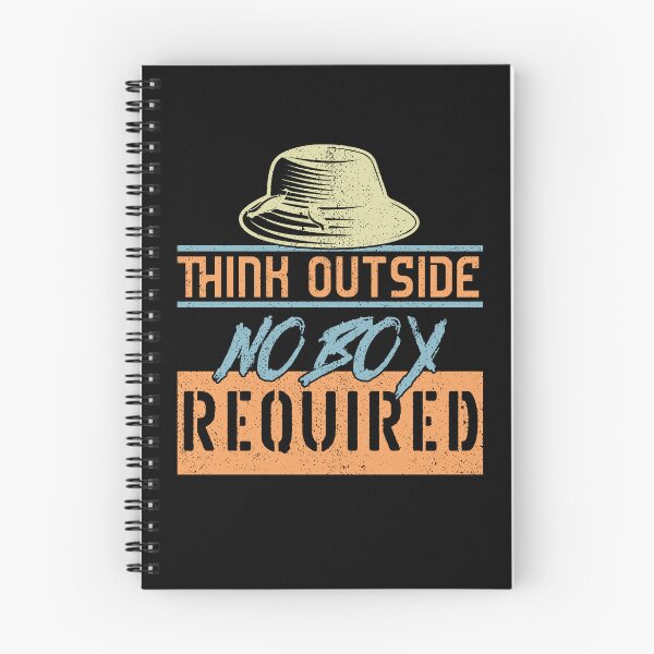 Item preview, Cool Think Outside No Box Required Funny Outdoors Fishing designed and sold by MadrigueraSM-.