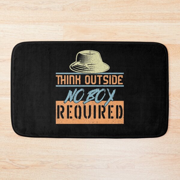 Item preview, Cool Think Outside No Box Required Funny Outdoors Fishing designed and sold by MadrigueraSM-.