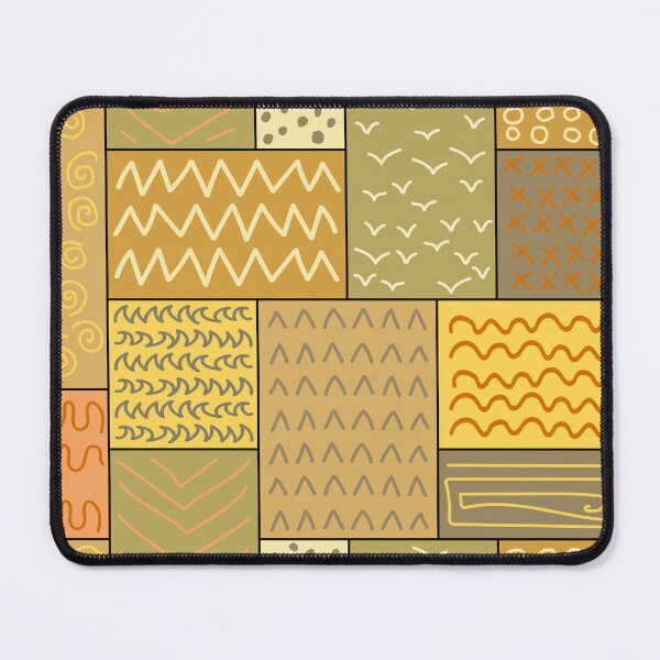 Item preview, Quadrangles with different abstract patterns designed and sold by ReflectedCrafts.